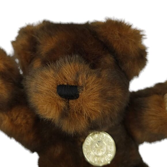 Dan Dee Collectors Choice Teddy Bear Plush 9" Sitting Brown Stuffed Animal Toy - Picture 2 of 12